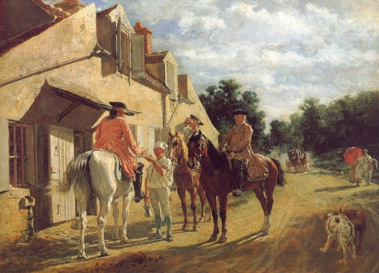 En Relay Station Meissonier — Jean Louis Ernest Meissonier