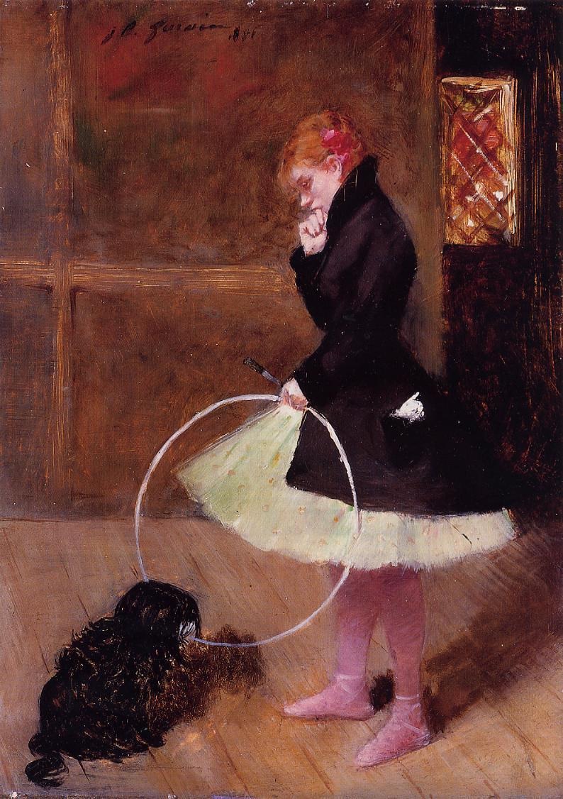Bailarina Con Hoop Forain — Jean Louis Forain
