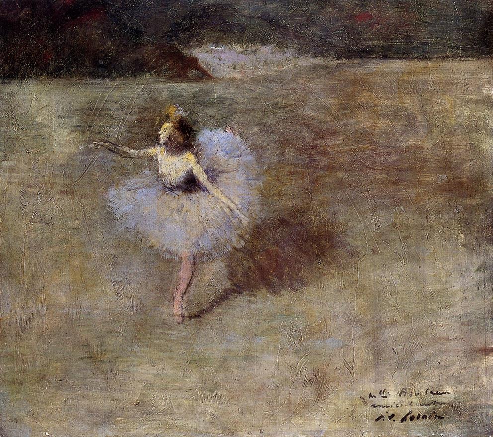 Bailarina En Pink Tights Forain — Jean Louis Forain