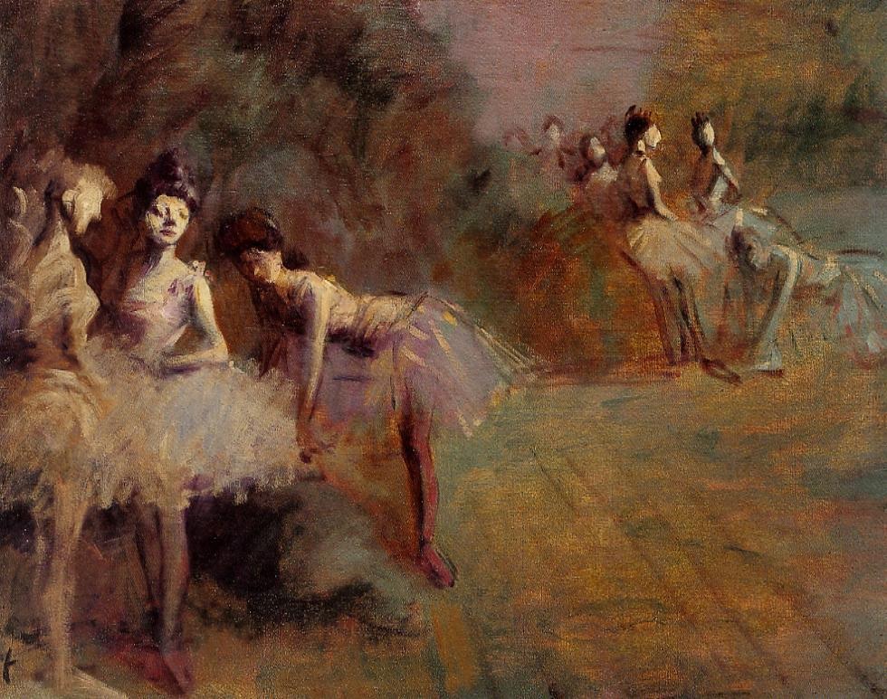 Dancers Descansando Forain — Jean Louis Forain