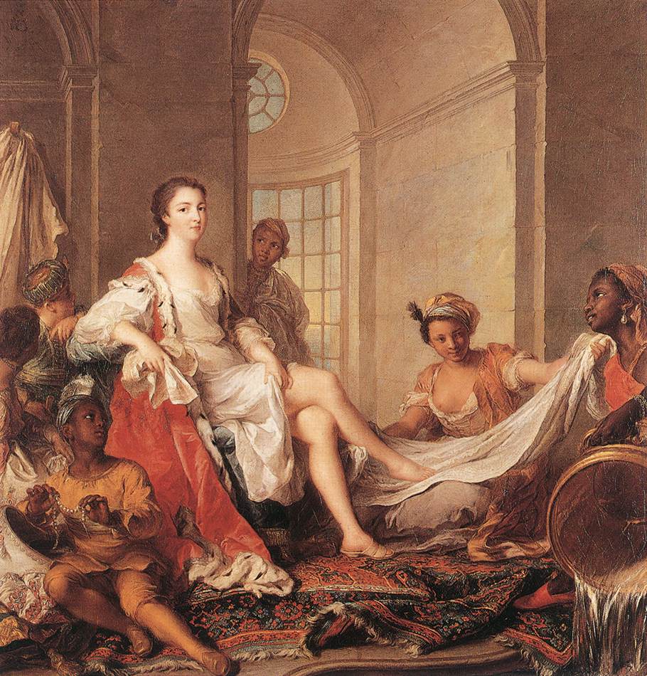 Mademoiselle De Clermont En Sultane Nattier — Jean Marc Nattier