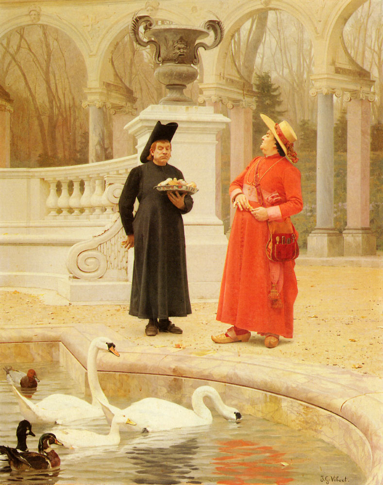 Plato De Cakes Vibert — Jehan Georges Vibert