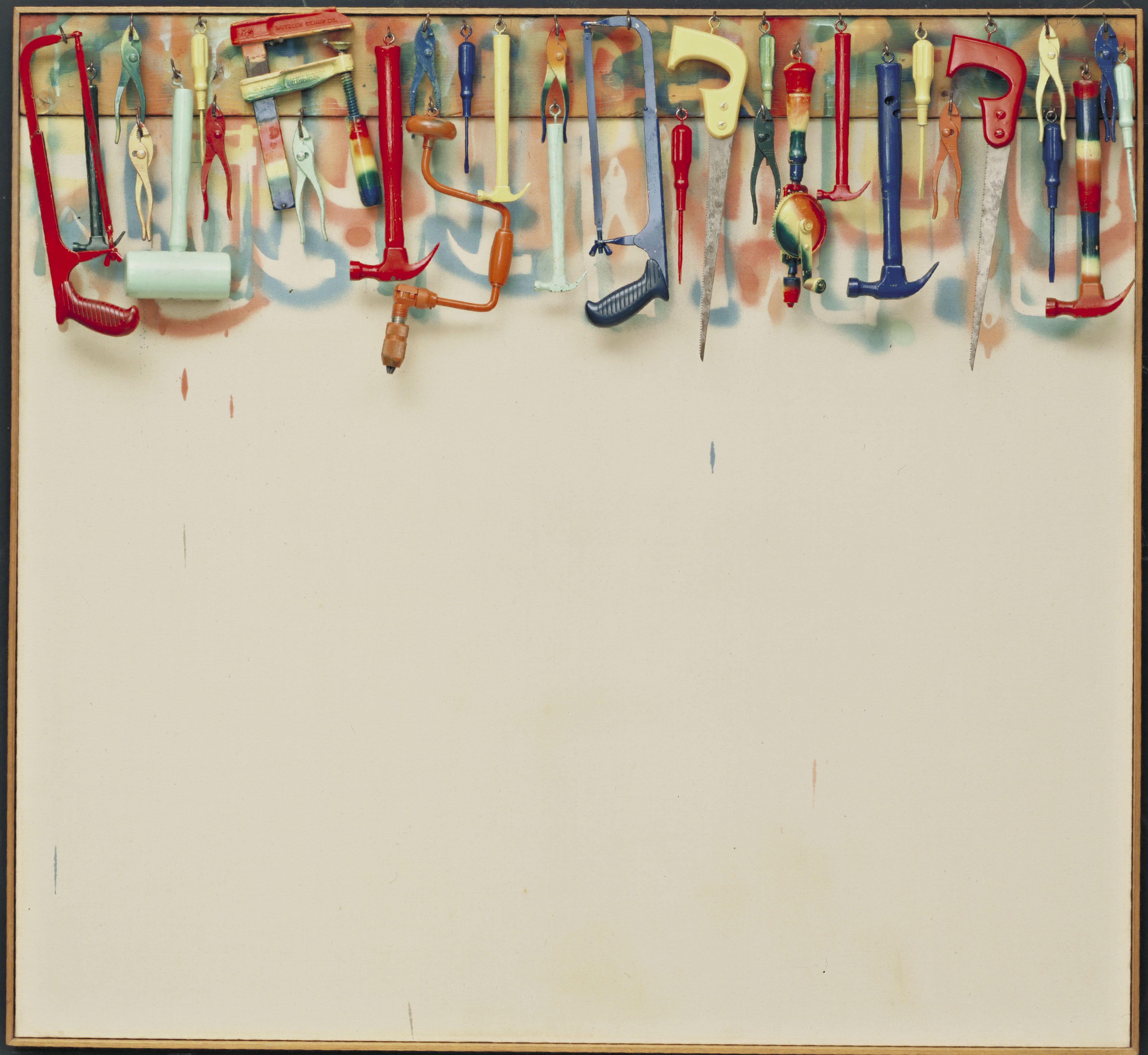 Five Feet De Colorful Tools Dine — Jim Dine