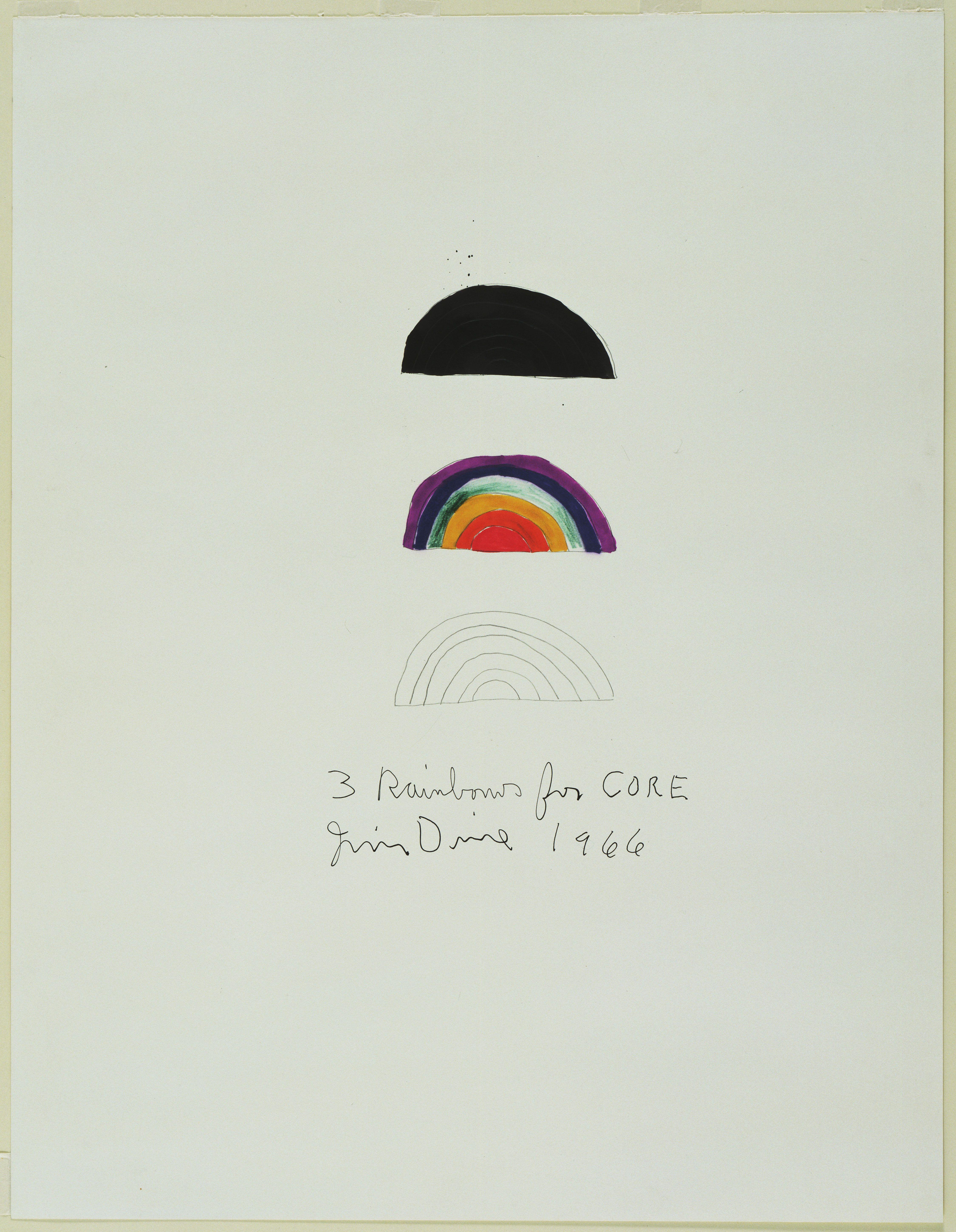 Three Rainbows Para Core Dine — Jim Dine
