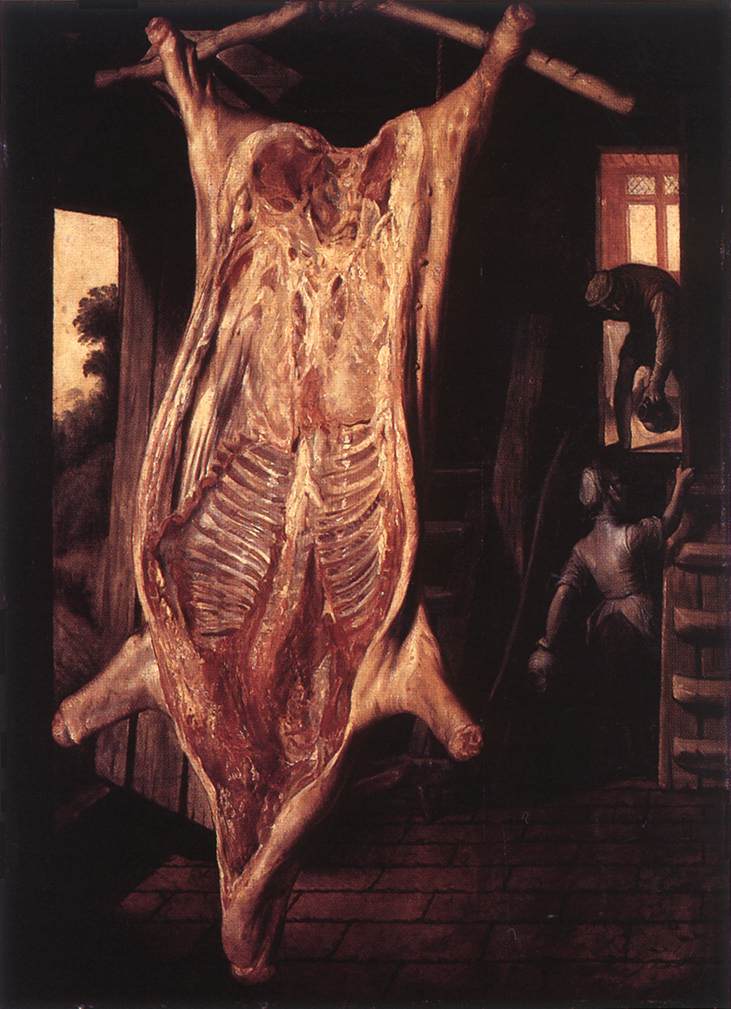 Slaughtered Pig Beuckelaer — Joachim Beuckelaer
