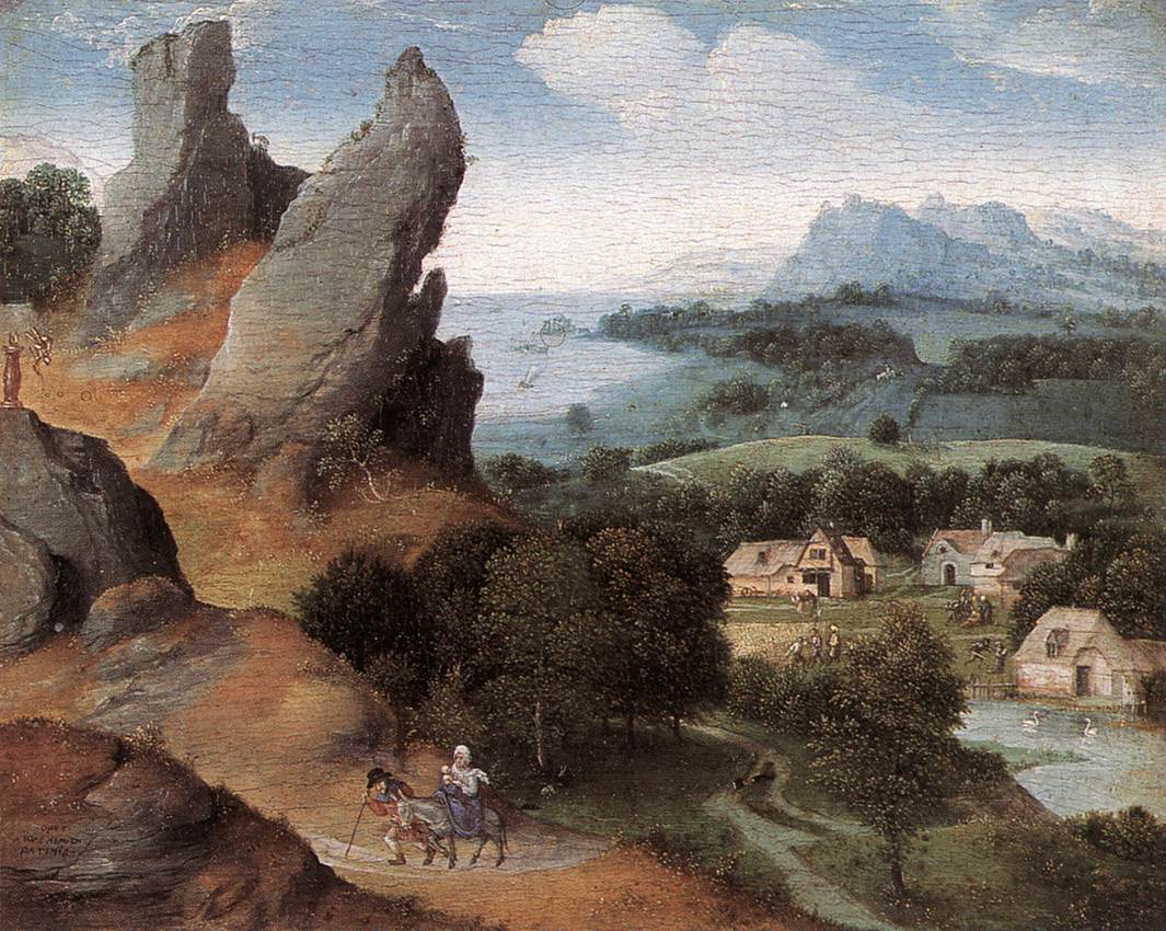 Paisaje Con Huida En Egipto Patenier — Joachim Patenier