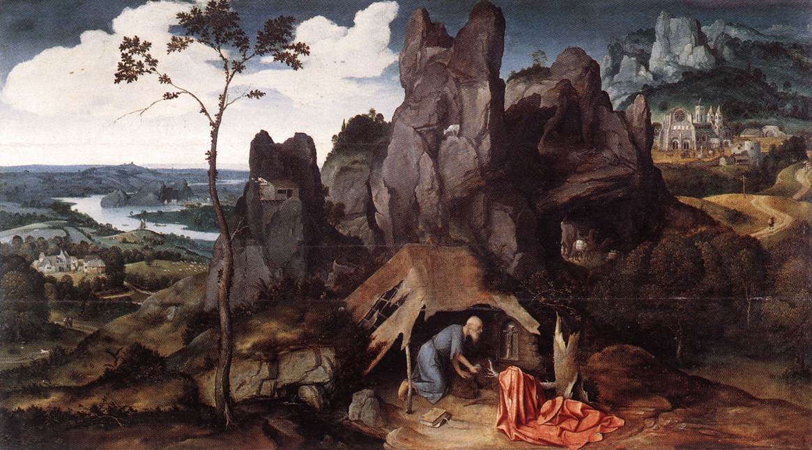 San Jerome En Desert Patenier — Joachim Patenier