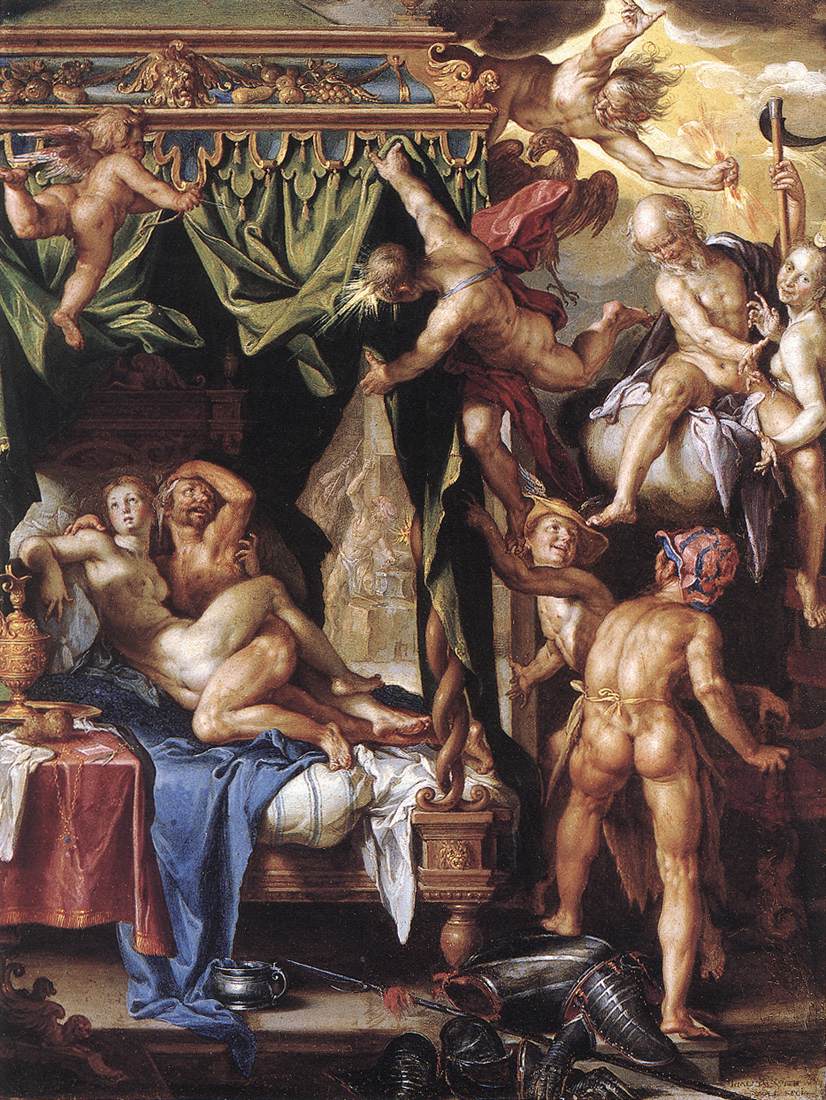 Marte Y Venus Discovered De Gods Wtewael — Joachim Wtewael