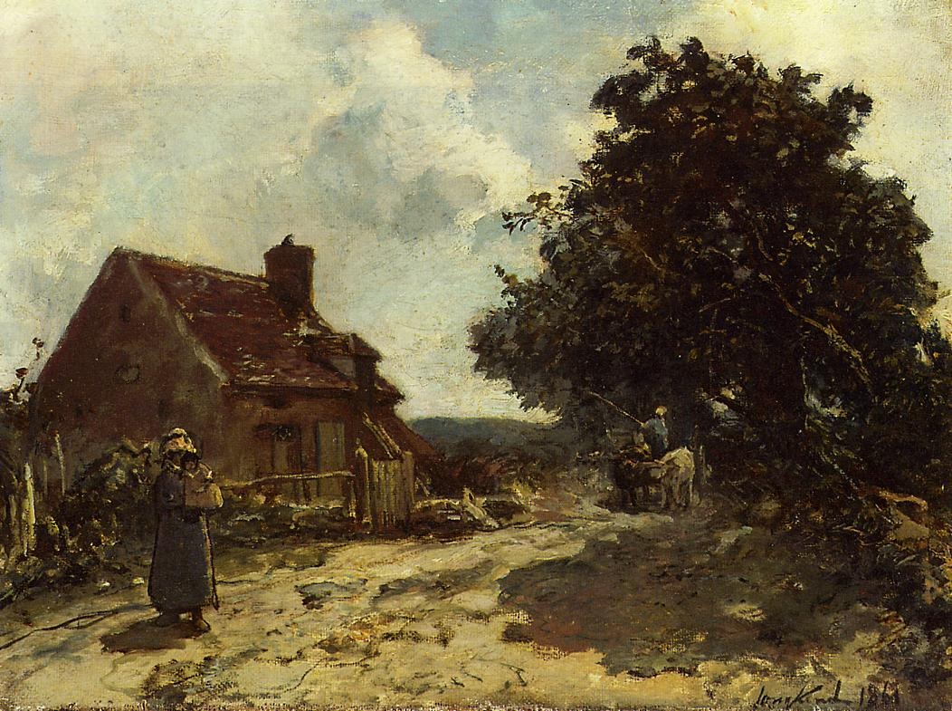 En Vicinity De Nevers Jongkind — Johann Barthold Jongkind