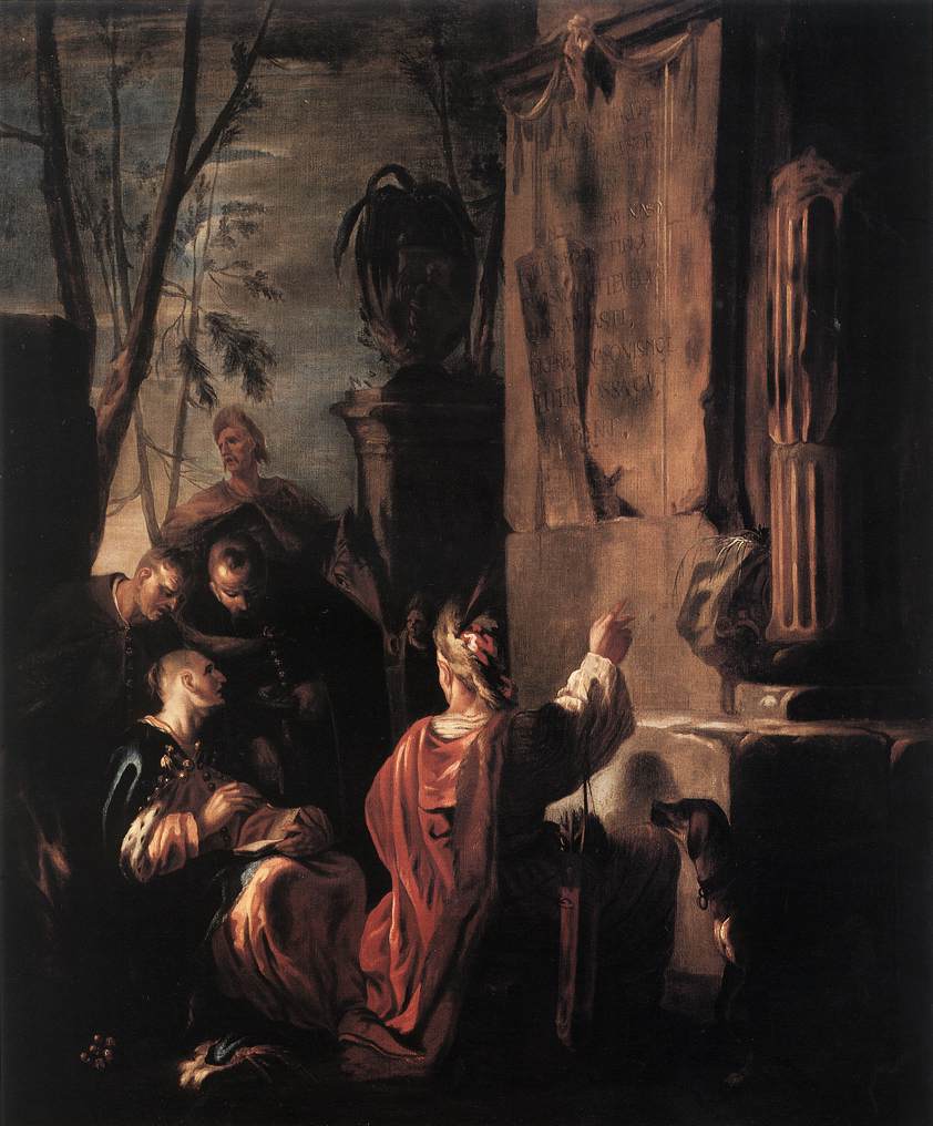 Scythians En Tumba De Ovid Schonfeld — Johann Heindrich Schonfeld
