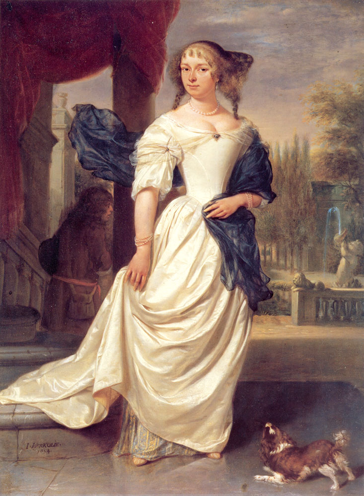 Retrato De Margaretha Delff Verkolje — Johannes Verkolje