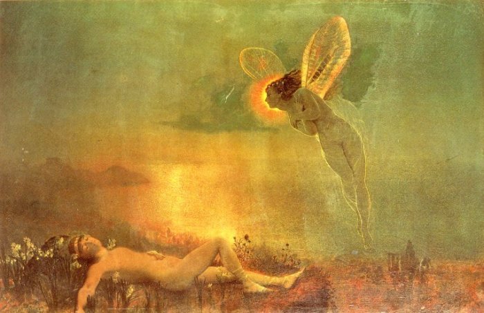 Endymion Sobre Mount Latmus Grimshaw — John Atkinson Grimshaw