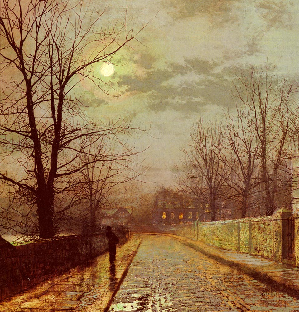 Lane En Cheshire Grimshaw — John Atkinson Grimshaw