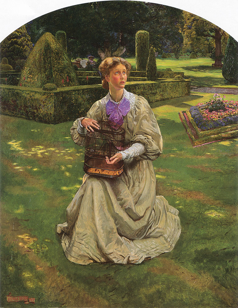 Caged Pajaro Shaw — John Byam Shaw