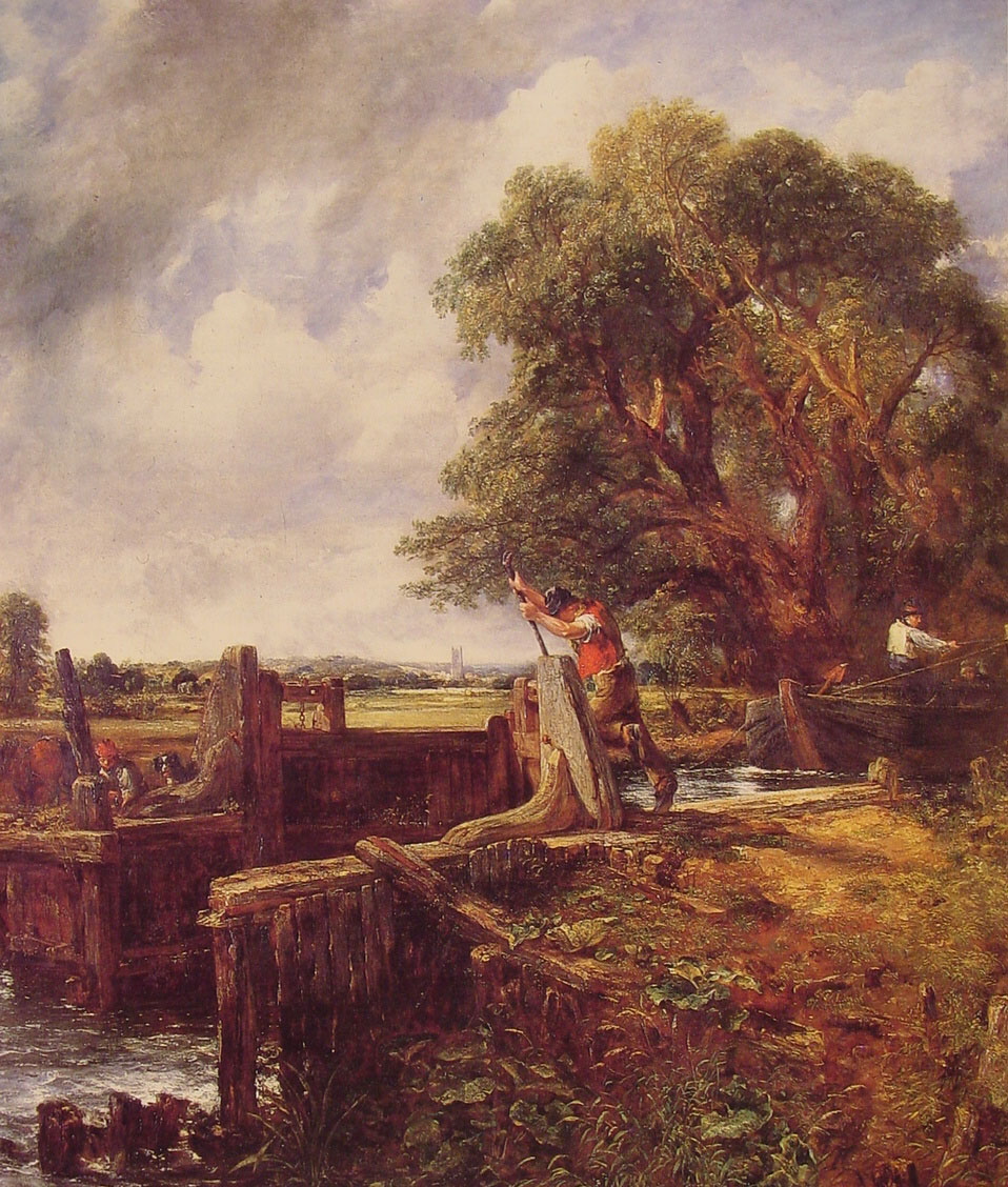 Barca Passing Lock Constable — John Constable