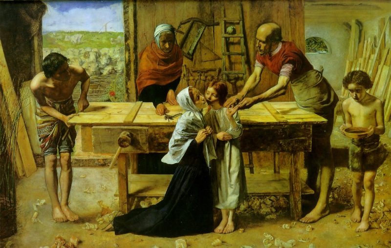 Cristo En Casa De His Parents Millais — John Everett Millais