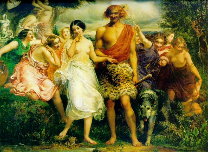 Cymon Y Iphigenia Millais — John Everett Millais