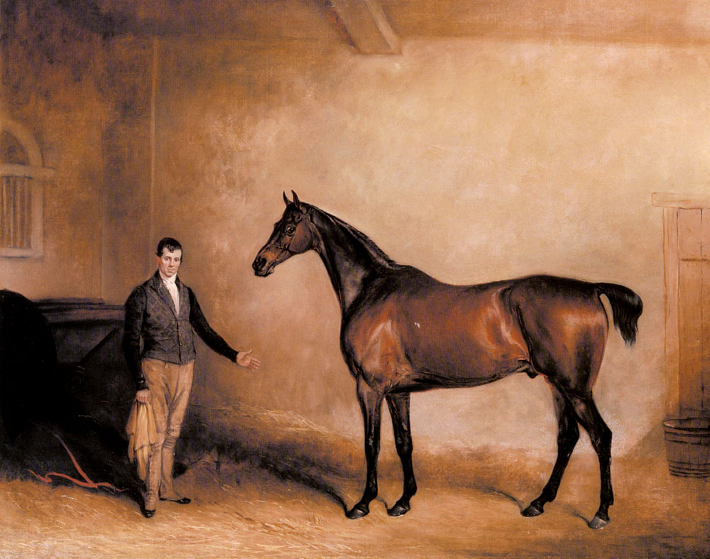 Mr Hoggs Claxton Y Groom En Stable Ferneley — John Ferneley