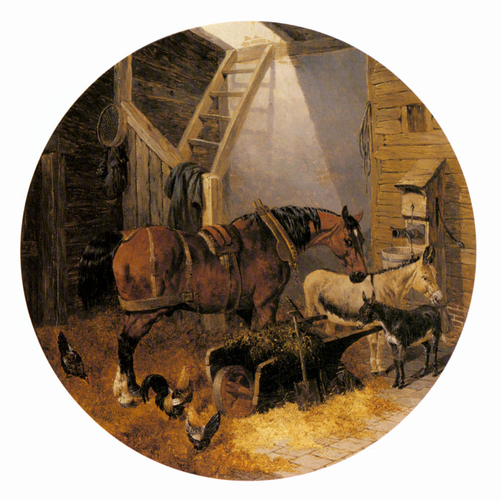 Farmyard 3 Herring — John Frederick Jr Herring
