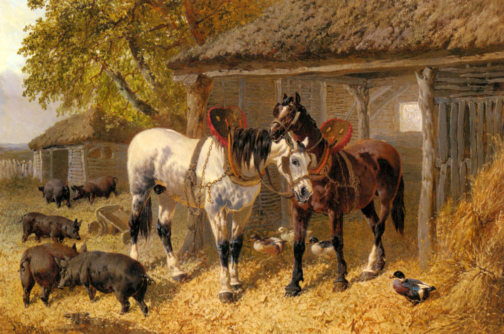 Farmyard 4 Herring — John Frederick Jr Herring