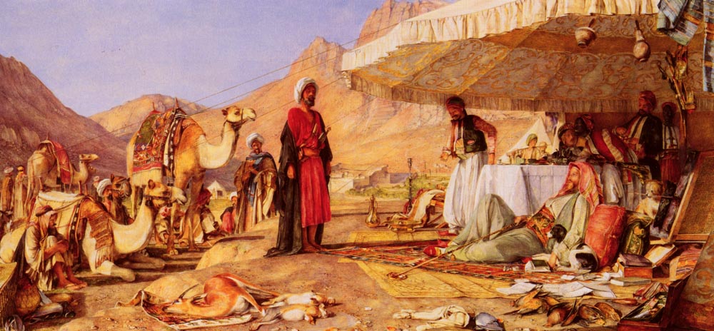 Frank Campamento En Desert De Mount Sinai Lewis — John Frederick Lewis