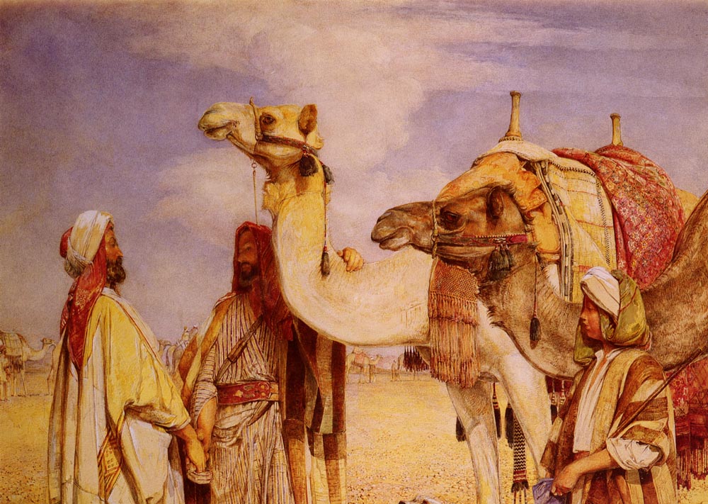 Saludando En Desert Egipto Lewis — John Frederick Lewis
