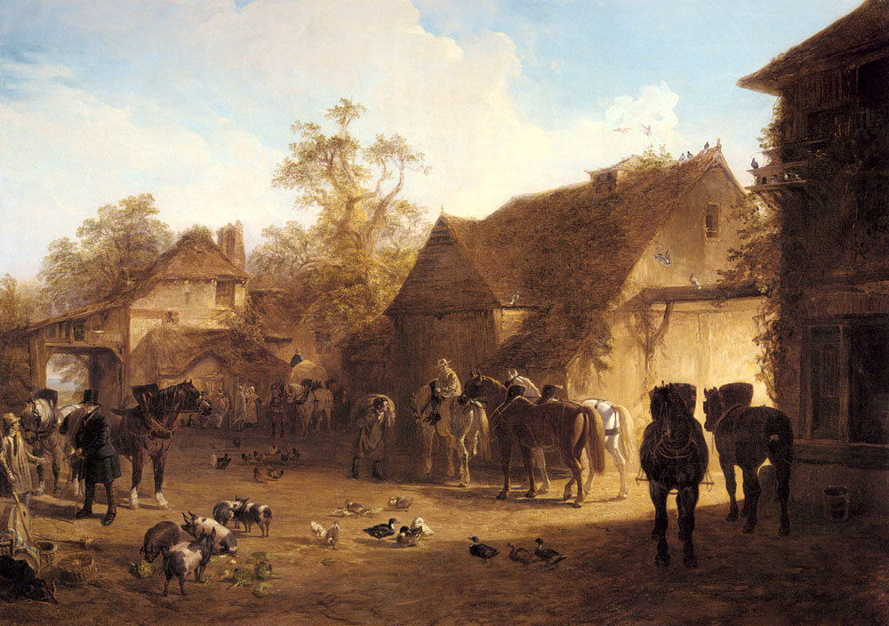 Country Posada Herring — John Frederick Sr Herring