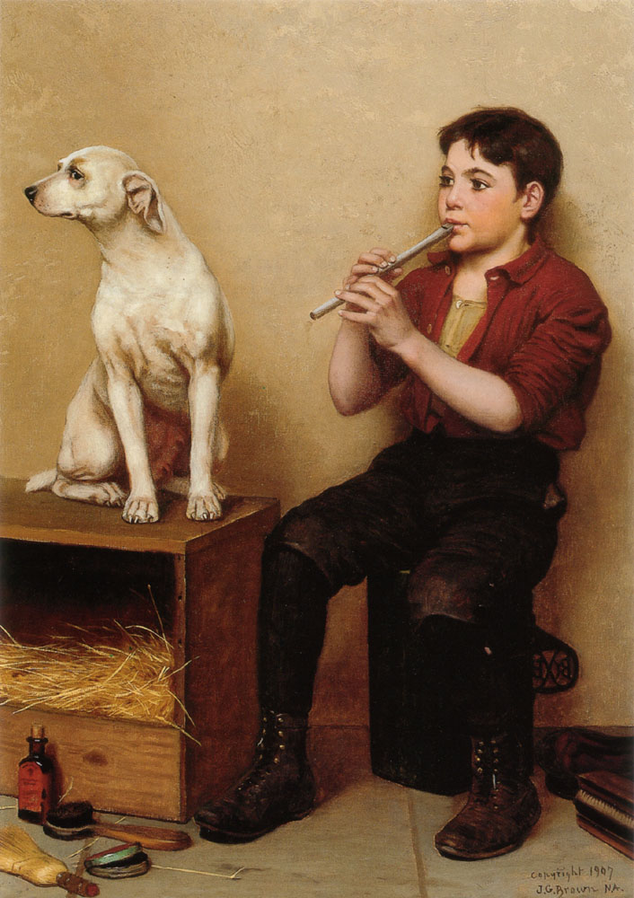 Musica Hath No Charms Brown — John George Brown