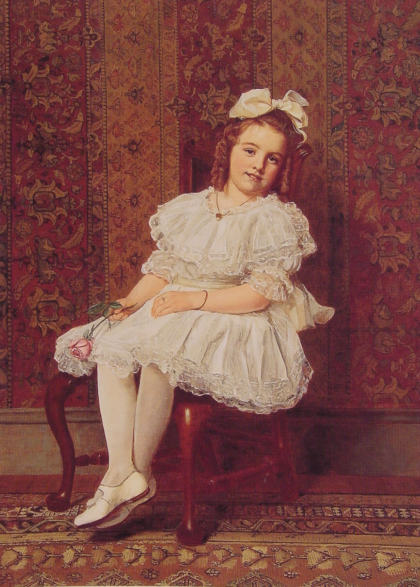 Retrato De Miss Gibson Brown — John George Brown