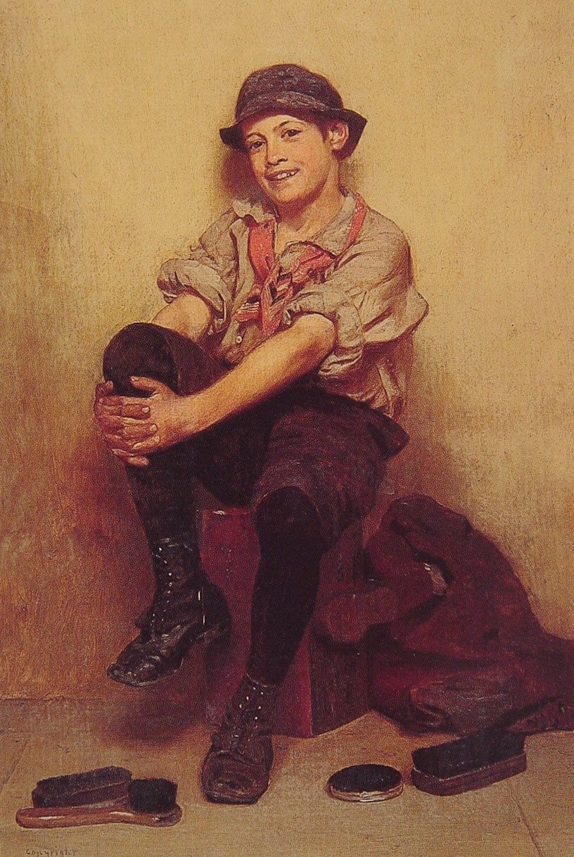 Taking It Easy Brown — John George Brown