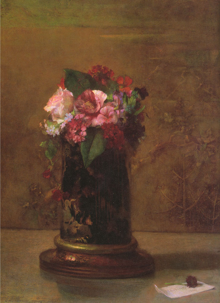Flores En Japanese Jarron Lafarge — John Lafarge