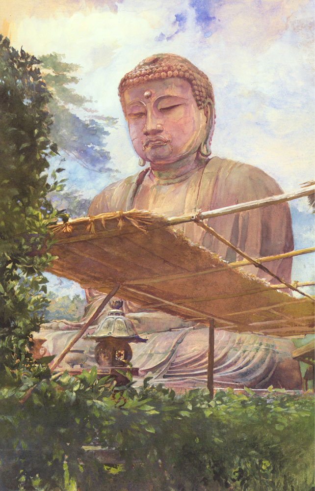 Great Statue De Amida Buddha En Kamakura Lafarge — John Lafarge