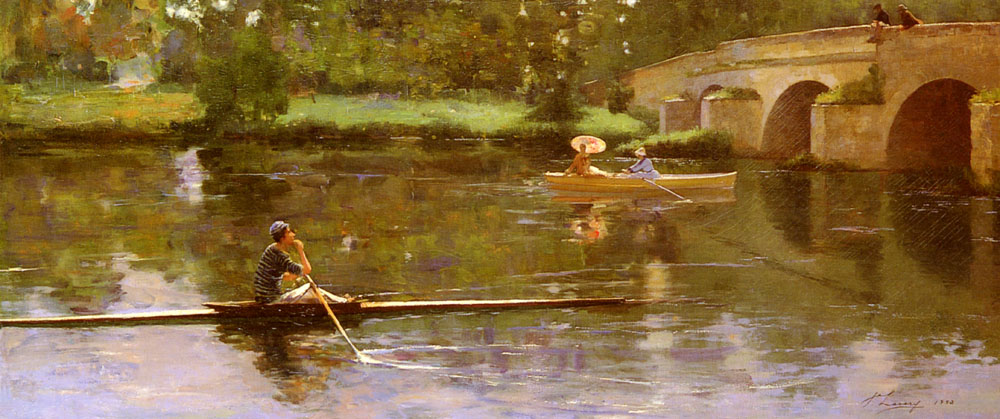 Puente En Grez Lavery — John Lavery