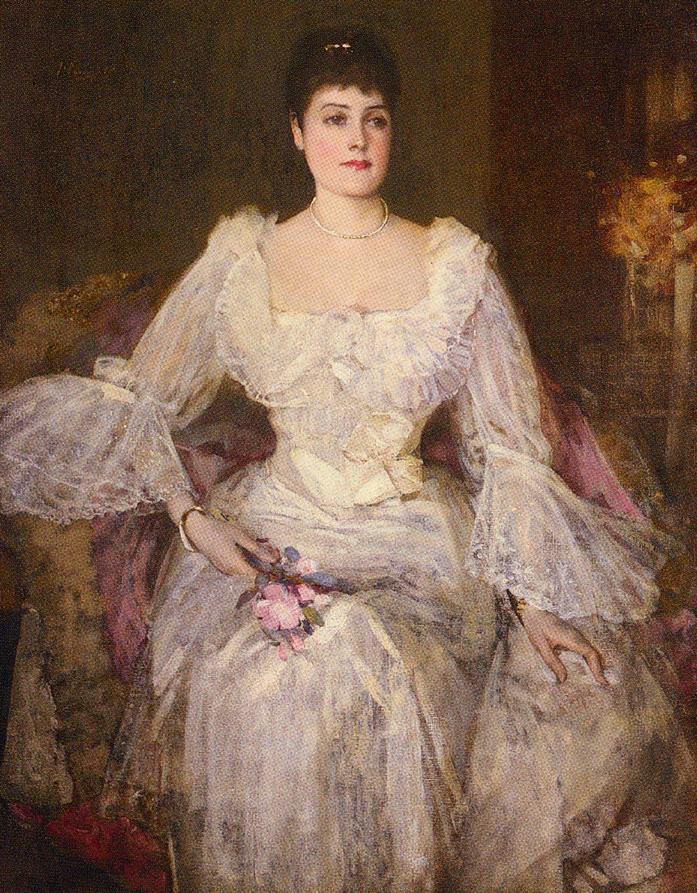 Retrato De Dama Lyle Lavery — John Lavery