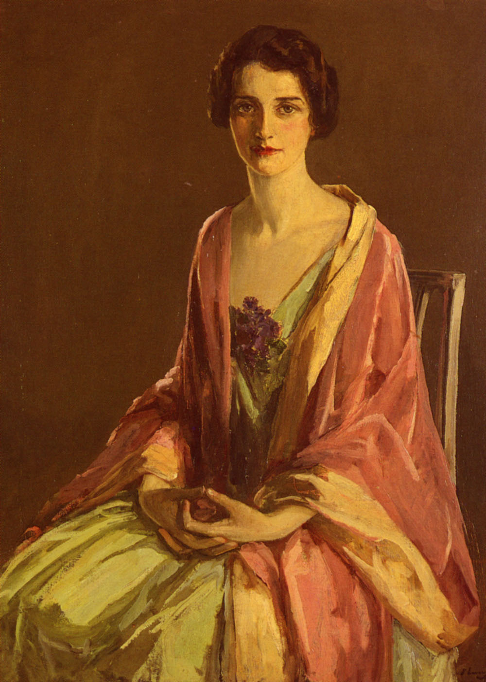 Retrato De Miss Julia Mcguire Lavery — John Lavery