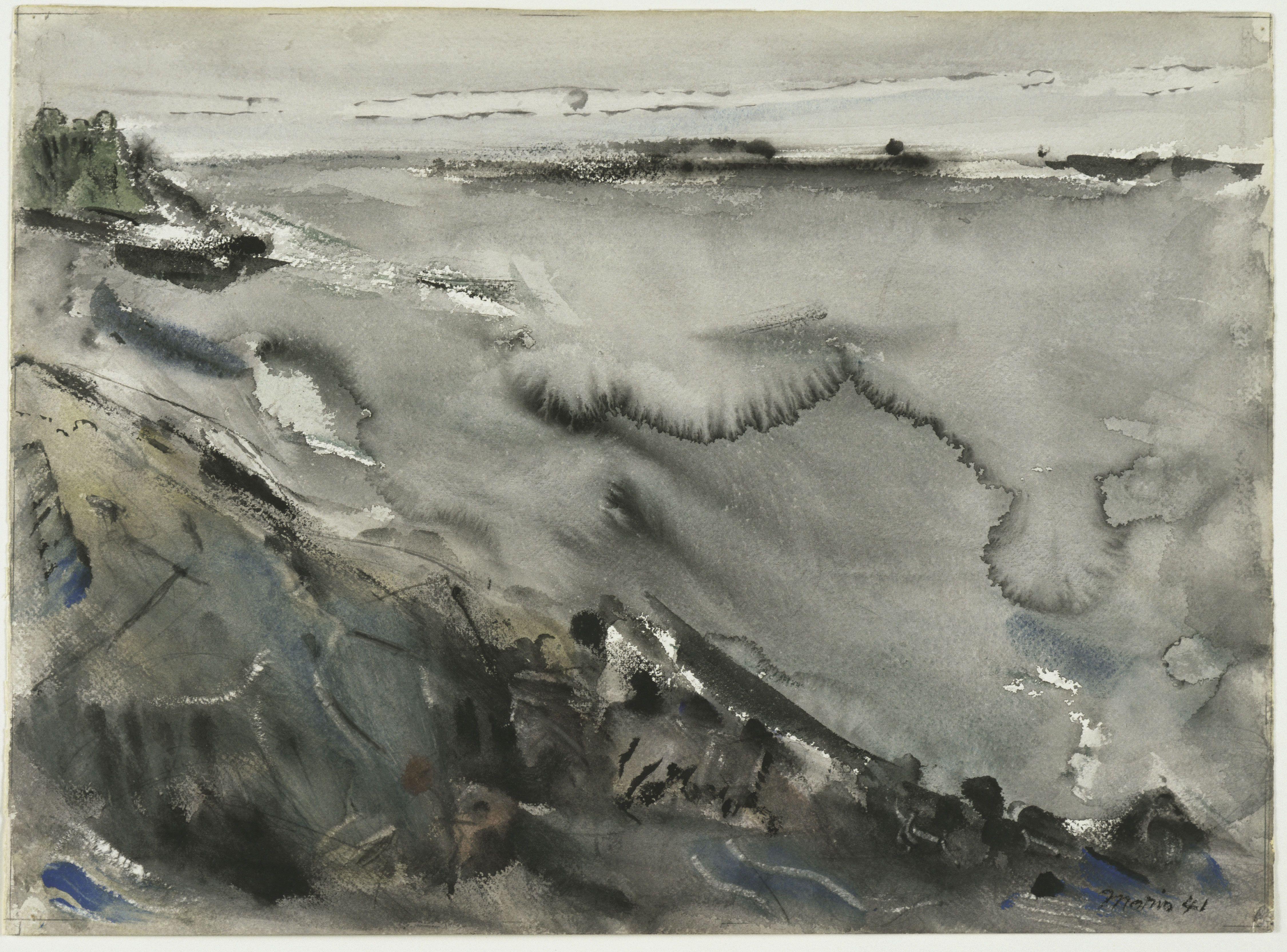 Movement Cielo Y Grey Mar Marin — John Marin