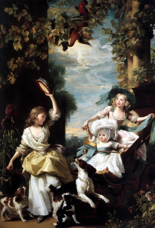 Three Youngest Daughters De George Iii Copley — John Singleton Copley