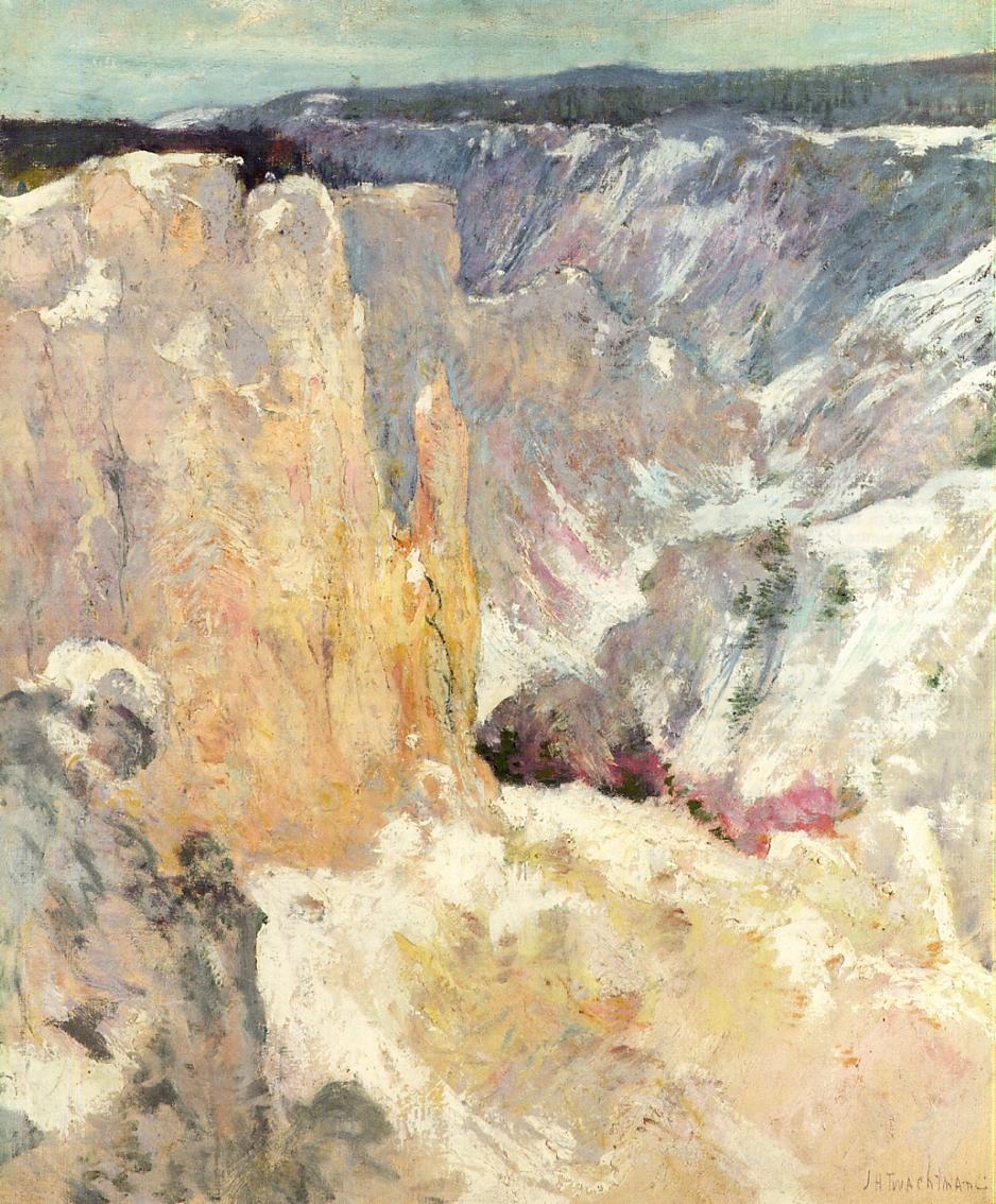 Canyon En Yellowstone Twachtman — John Twachtman