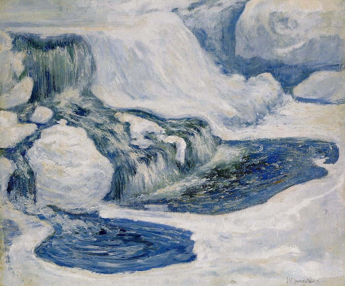 Falls En January Twachtman — John Twachtman