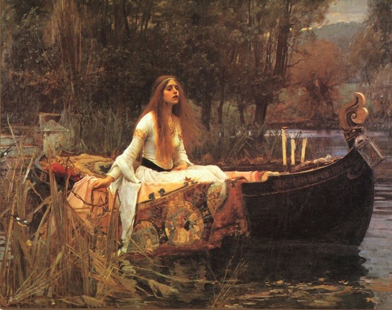 Dama De Shalott 1 Waterhouse — John William Waterhouse