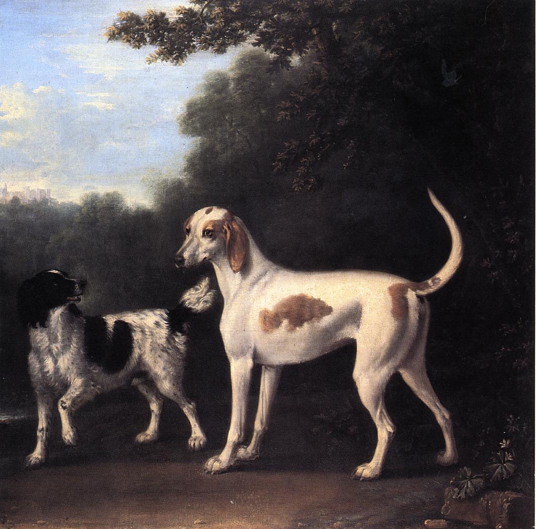 Two De Duchess De Marlboroughs Dogs Wootton — John Wootton