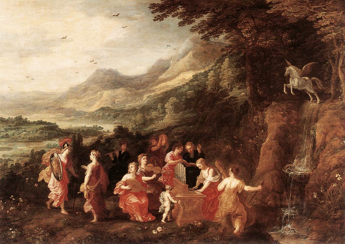 Helicon O Minervas Visit Hacia Muses Momper — Joos De Momper