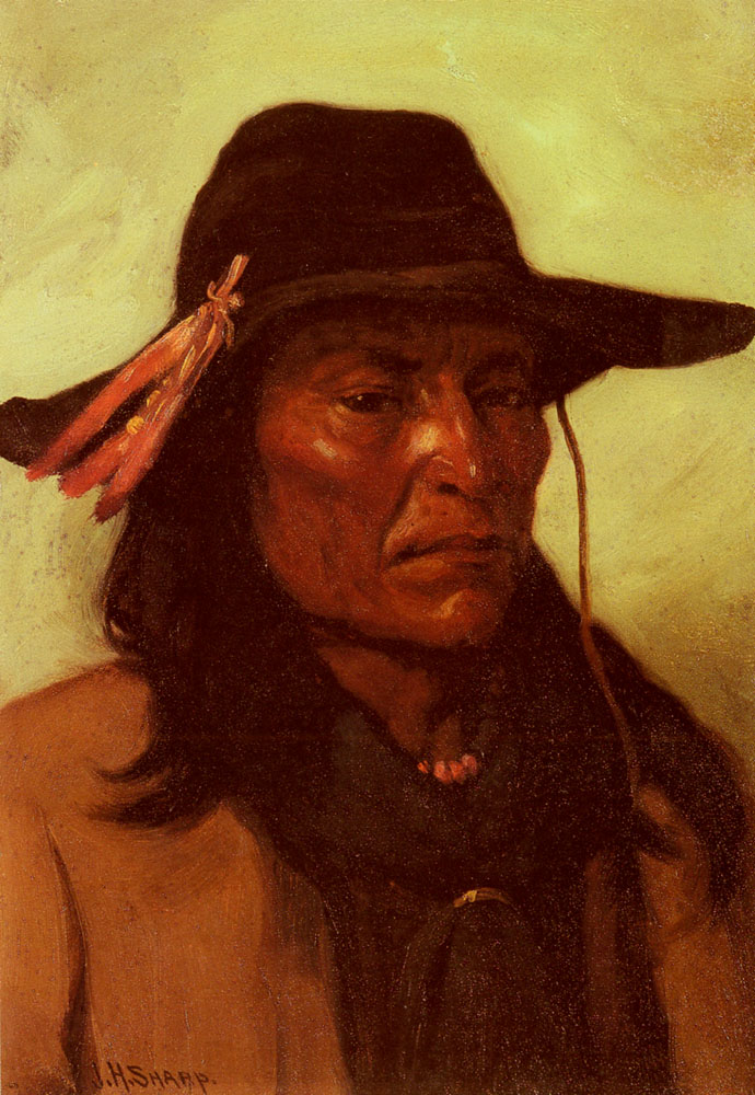 Chief Duck Hombre Sharp — Joseph Henry Sharp