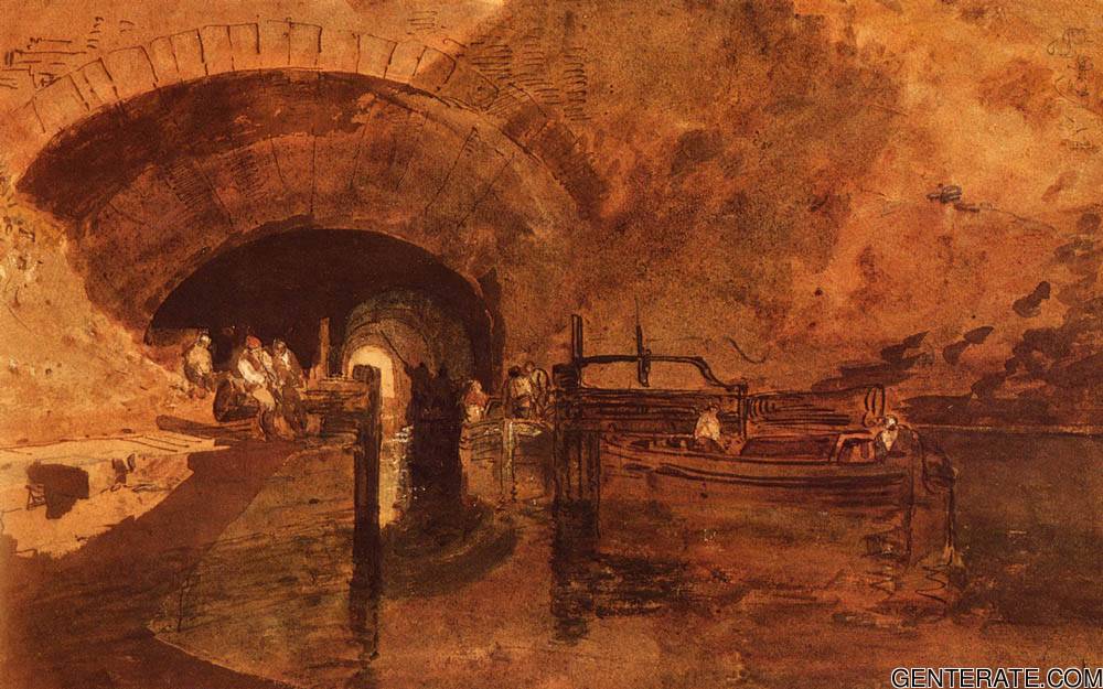Canal Tunnel Cerca De Leeds Turner — Joseph Mallord William Turner