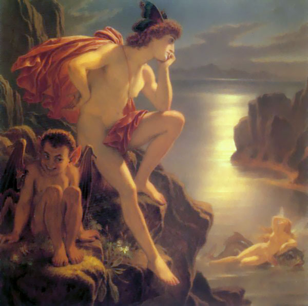 Oberon Y Mermaid Paton — Joseph Noel Paton