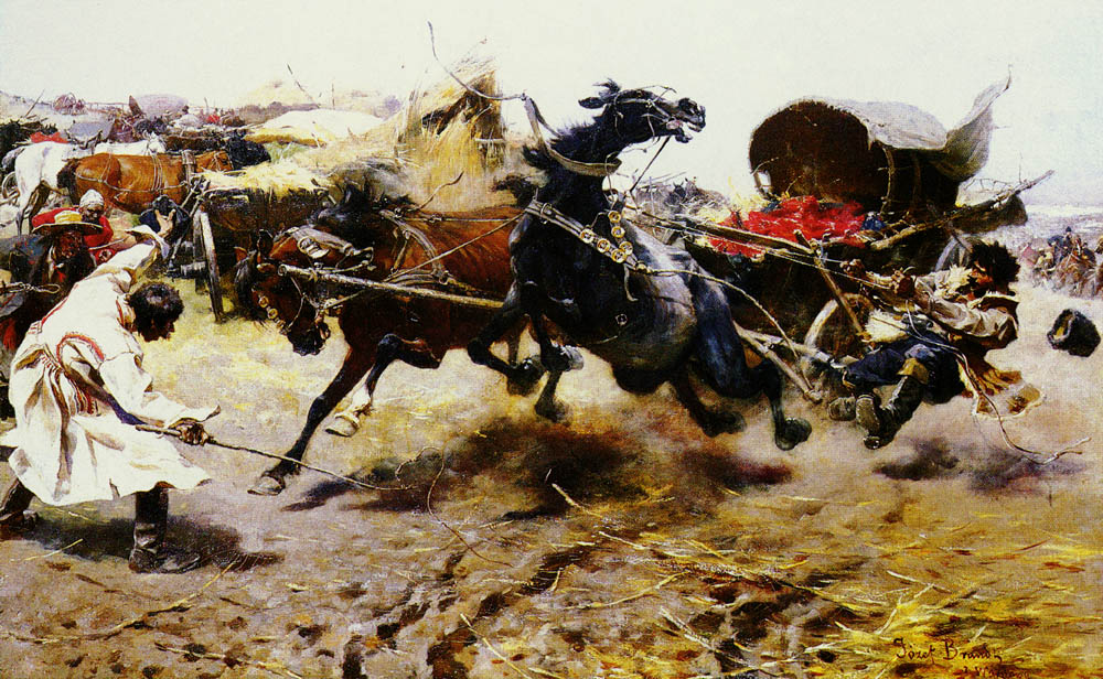 Runaway Cart Brandt — Joseph Von Brandt