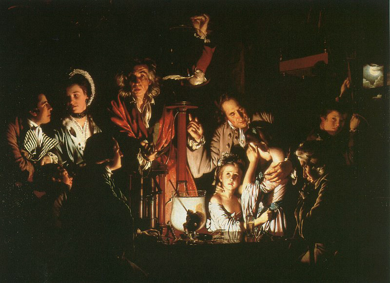 Experiment Con Aire Pump Wright — Joseph Wright
