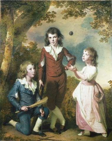Ninos De Hugh Y Sarah Madera De Swanwick Wright — Joseph Wright