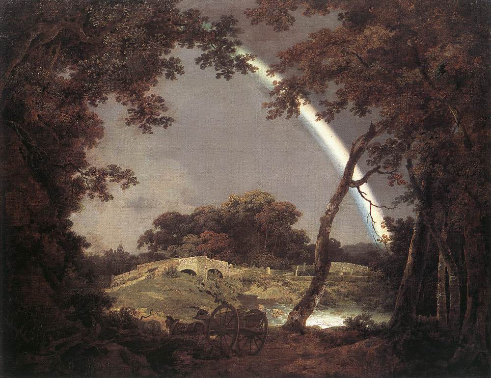 Paisaje Con Rainbow Wright — Joseph Wright