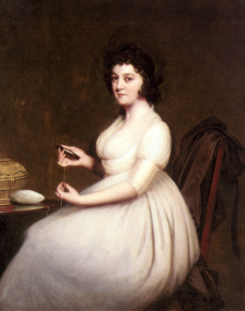 Retrato De Mrs Abney Wright — Joseph Wright